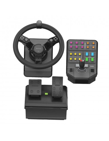 Logitech G G Heavy Equipment Bundle Farm Sim Controller Negro USB Volante + Pedales Analógico Digital