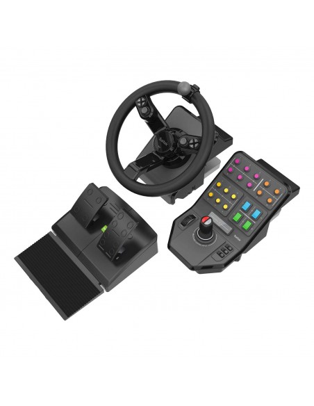 Logitech G G Heavy Equipment Bundle Farm Sim Controller Negro USB Volante + Pedales Analógico Digital