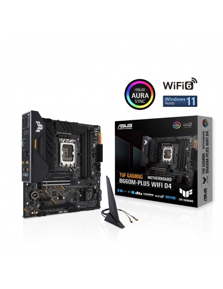 ASUS TUF GAMING B660M- PLUS WIFI D4 Intel B660 LGA 1700 micro ATX