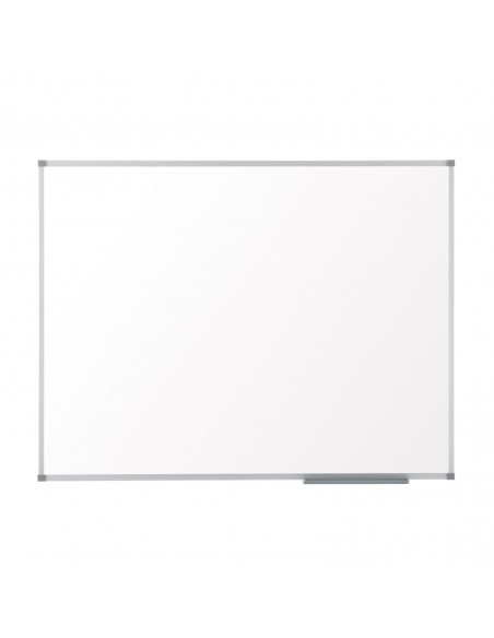 Nobo Pizarra blanca Basic magnética de acero 1200x900 mm con marco básico