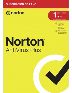 NortonLifeLock AntiVirus Plus Seguridad de antivirus Base Español 1 licencia(s) 1 año(s)