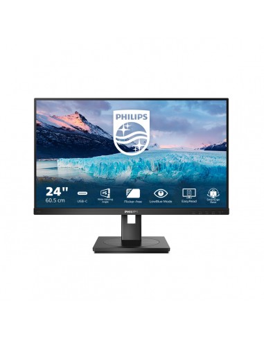 Philips S Line 243S1 00 pantalla para PC 60,5 cm (23.8") 1920 x 1080 Pixeles Full HD LCD Negro