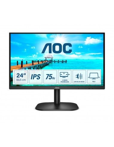 AOC B2 24B2XDA LED display 60,5 cm (23.8") 1920 x 1080 Pixeles Full HD Negro