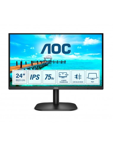 AOC B2 24B2XH EU LED display 60,5 cm (23.8") 1920 x 1080 Pixeles Full HD Negro