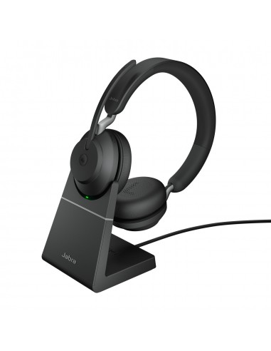 Jabra Evolve2 65, MS Stereo Auriculares Inalámbrico Diadema Oficina Centro de llamadas USB Tipo C Bluetooth Negro