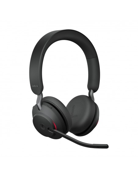 Jabra Evolve2 65, MS Stereo Auriculares Inalámbrico Diadema Oficina Centro de llamadas USB Tipo C Bluetooth Negro