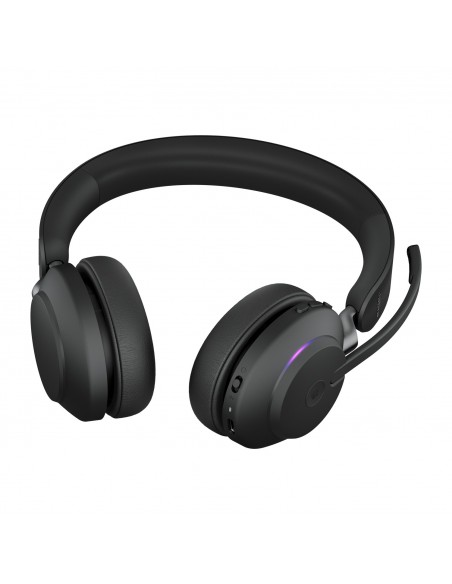 Jabra Evolve2 65, MS Stereo Auriculares Inalámbrico Diadema Oficina Centro de llamadas USB Tipo C Bluetooth Negro