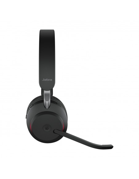 Jabra Evolve2 65, MS Stereo Auriculares Inalámbrico Diadema Oficina Centro de llamadas USB tipo A Bluetooth Negro