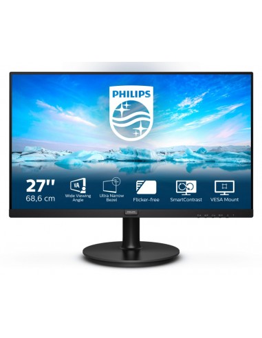 Philips V Line 271V8L 00 LED display 68,6 cm (27") 1920 x 1080 Pixeles Full HD Negro