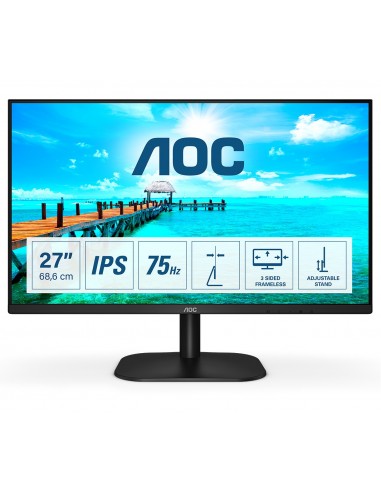 AOC B2 27B2DA LED display 68,6 cm (27") 1920 x 1080 Pixeles Full HD Negro