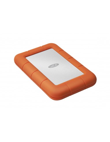 LaCie Rugged Mini disco duro externo 1 TB Naranja, Plata