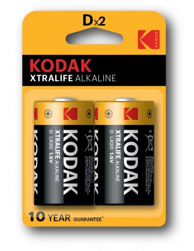 Kodak KDXLR20PB2 Batería de un solo uso D Alcalino