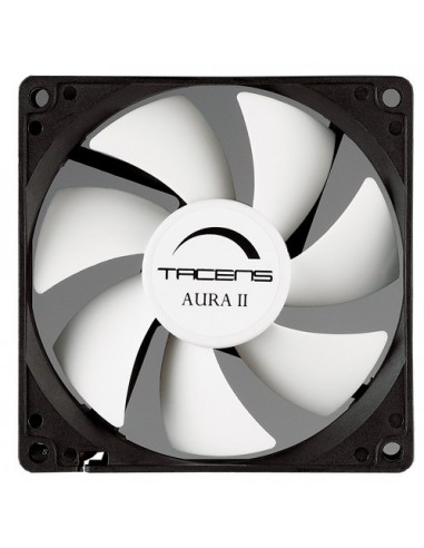 Tacens Aura II 9cm Carcasa del ordenador Ventilador Negro, Blanco