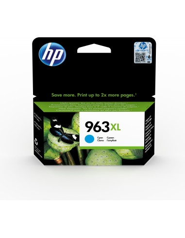 HP Cartucho de tinta Original 963XL cian de alta capacidad