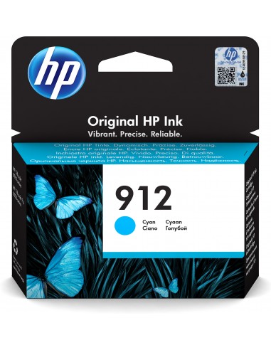 HP Cartucho de tinta Original 912 cian