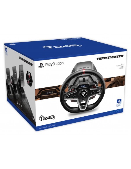 Thrustmaster T248 Negro Volante + Pedales PC, PlayStation 4, PlayStation 5