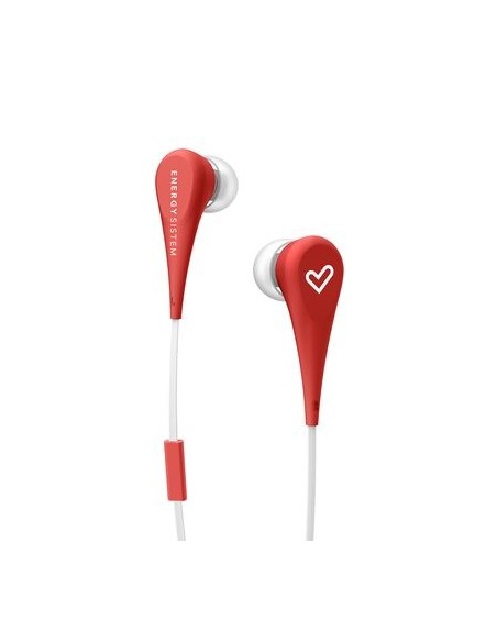 Energy Sistem Style 1+ Auriculares Alámbrico Dentro de oído Llamadas Música Rojo