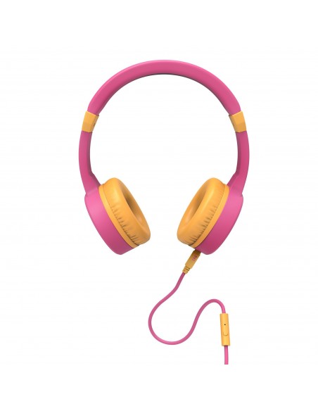 Energy Sistem Lol&Roll Pop Auriculares Alámbrico Diadema Música Rosa, Amarillo