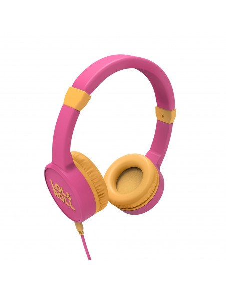 Energy Sistem Lol&Roll Pop Auriculares Alámbrico Diadema Música Rosa, Amarillo