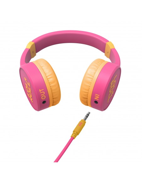 Energy Sistem Lol&Roll Pop Auriculares Alámbrico Diadema Música Rosa, Amarillo