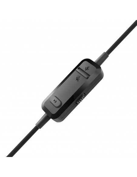 Energy Sistem Headphones Microphone 1 Negro Micrófono de contacto