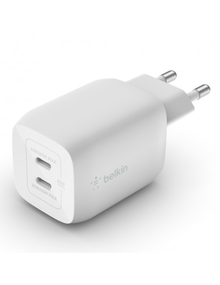 Belkin WCH013vfWH Portátil, Smartphone, Tableta Blanco Corriente alterna Carga rápida Interior