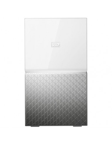 Western Digital MY CLOUD HOME Duo dispositivo de almacenamiento personal en la nube 6 TB Ethernet Plata, Blanco