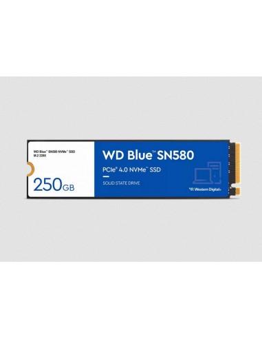 Western Digital Blue SN580 M.2 250 GB PCI Express 4.0 TLC NVMe