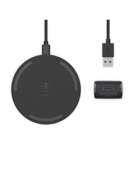 Belkin Boost Charge Smartphone Negro Corriente alterna Cargador inalámbrico Carga rápida Interior