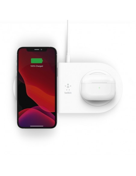 Belkin BOOST↑CHARGE Smartphone Blanco Corriente alterna Cargador inalámbrico Carga rápida Interior