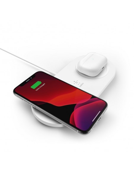 Belkin BOOST↑CHARGE Smartphone Blanco Corriente alterna Cargador inalámbrico Carga rápida Interior