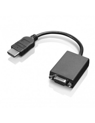 Lenovo HDMI   VGA 0,20 m Negro