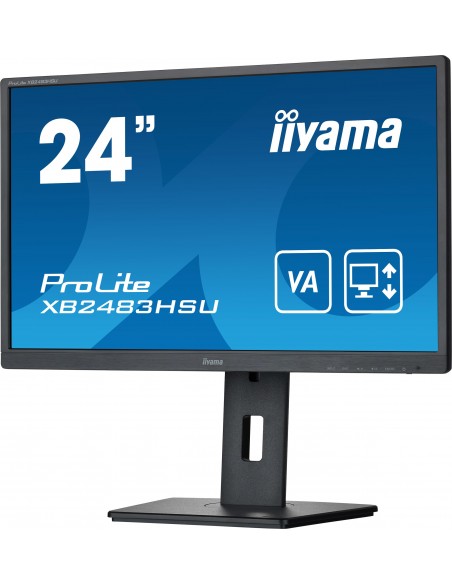 iiyama ProLite XB2483HSU-B5 LED display 60,5 cm (23.8") 1920 x 1080 Pixeles Full HD Negro