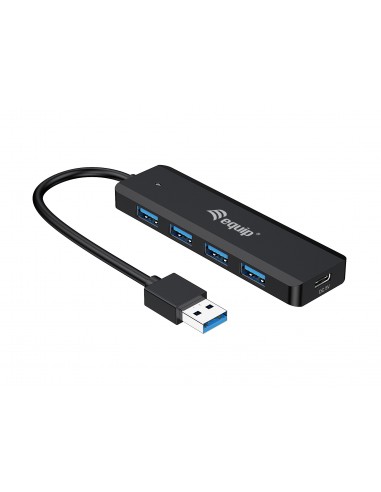 Equip 128959 hub de interfaz USB 3.2 Gen 1 (3.1 Gen 1) Type-A 5000 Mbit s Negro