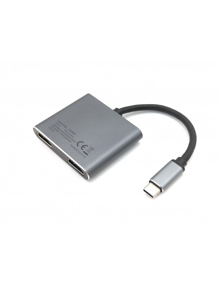 Equip 133484 base para portátil y replicador de puertos USB 3.2 Gen 1 (3.1 Gen 1) Type-C Plata