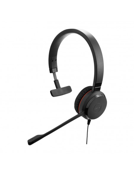 Jabra Evolve 20SE MS Mono Auriculares Alámbrico Diadema Oficina Centro de llamadas USB tipo A Bluetooth Negro