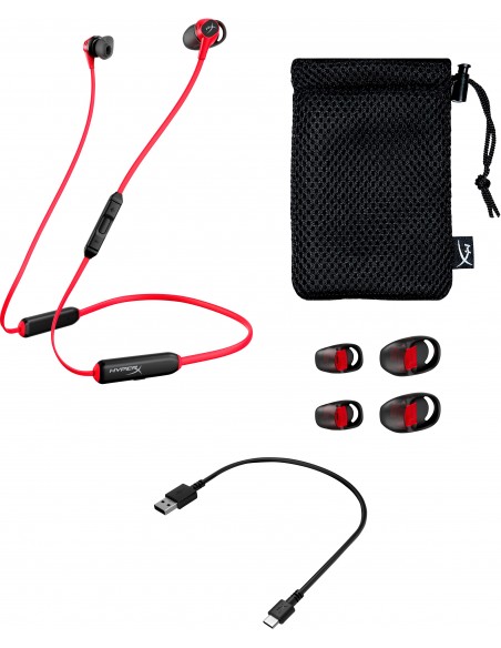 HyperX Auriculares inalámbricos Cloud Buds (rojo-negro)