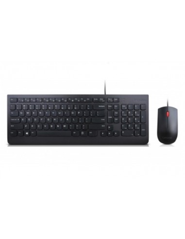 Lenovo 4X30L79915 teclado Ratón incluido USB QWERTY Español Negro