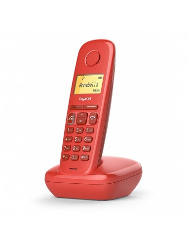 Gigaset A270 Teléfono DECT Identificador de llamadas Rojo