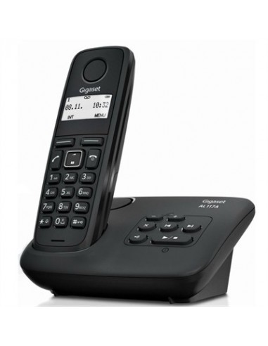 Gigaset AL117A Teléfono DECT Negro