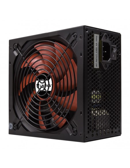 UNYKAch ATX 700W Gaming unidad de fuente de alimentación 20+4 pin ATX Negro, Rojo