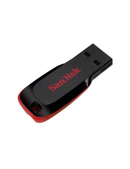 SanDisk Cruzer Blade unidad flash USB 64 GB USB tipo A 2.0 Negro, Rojo