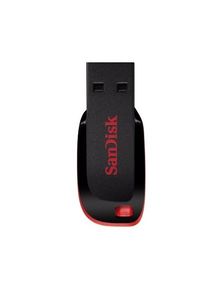 SanDisk Cruzer Blade unidad flash USB 64 GB USB tipo A 2.0 Negro, Rojo