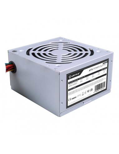 UNYKAch ATX 500W unidad de fuente de alimentación 20+4 pin ATX Plata