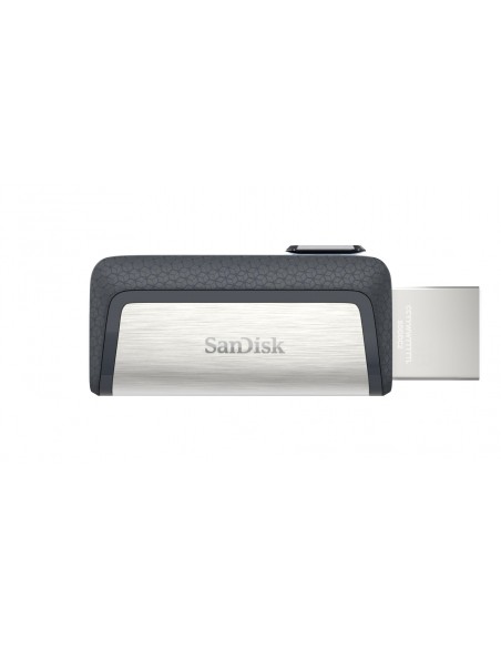 SanDisk Ultra Dual Drive USB Type-C unidad flash USB 64 GB USB Type-A   USB Type-C 3.2 Gen 1 (3.1 Gen 1) Negro, Plata