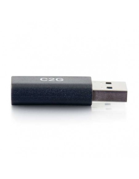 C2G Convertidor adaptador USB-C® hembra a USB-A macho SuperSpeed de 5 GB s