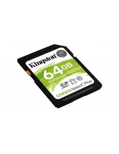 Kingston Technology Canvas Select Plus 64 GB SDXC UHS-I Clase 10