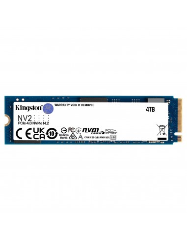 Kingston Technology NV2 M.2 4 TB PCI Express 4.0 NVMe