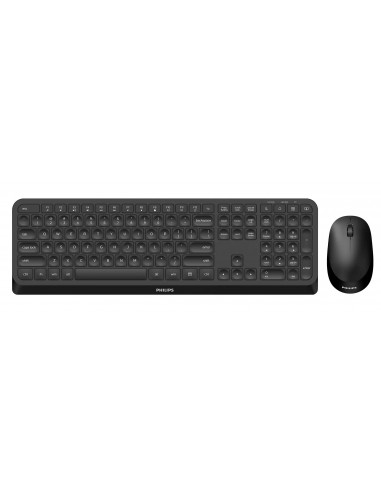 Philips 3000 series SPT6307B 16 teclado Ratón incluido RF inalámbrico QWERTY Inglés Negro