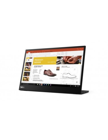 Lenovo ThinkVision M14 LED display 35,6 cm (14") 1920 x 1080 Pixeles Full HD Negro